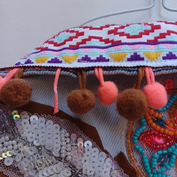 SOLD! - Antica Sartoria by Giacomo Cinque of Positano Italy, Jean Jacket, Size 6 - Picture 7 of 12